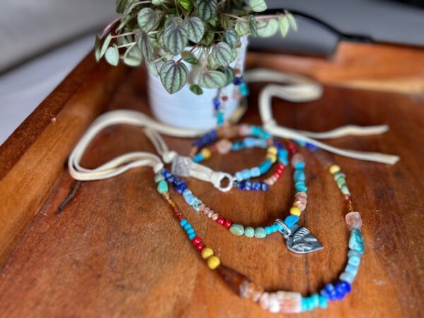 Adjustable Bib Necklace, Bracelet & Earrings Set N11024F - Image 10